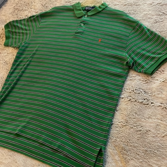 Ralph Lauren Polo Shirt Large Green - Picture 3 of 11